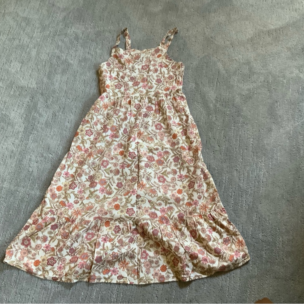 Old Navy, Floral, Brown and Beige